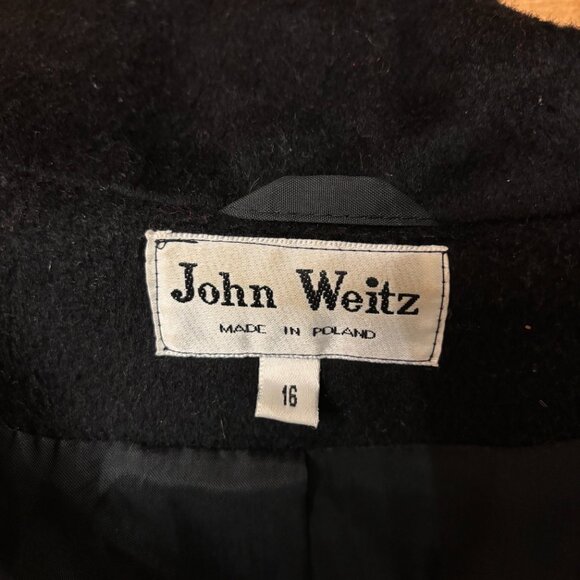Vintage John Weitz Made in Poland 100% Wool Swing Coat - Picture 7 of 10